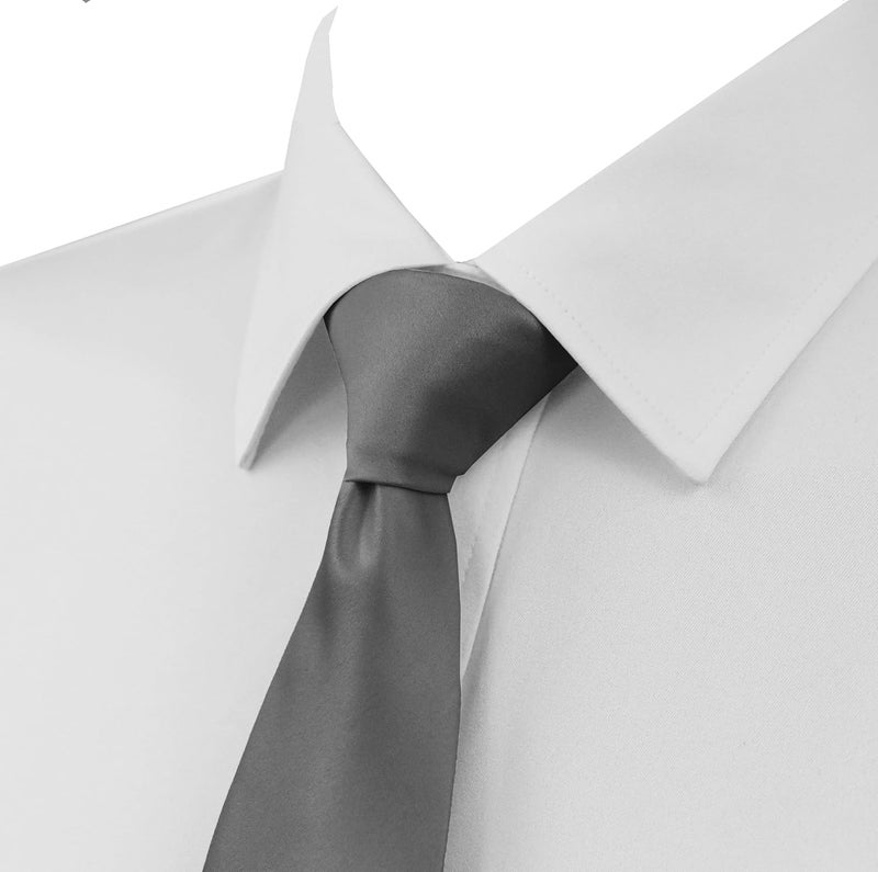 Trilece Ties for Men - Men's Solid Color Ties - Formal Neckties for Men - Neck Tie for Man - Image 3